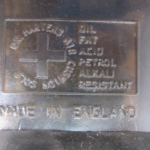 Dr Martens Barton Made In England Shearling Lined Leather Boots Black 5 M / 6 L - Picture 7 of 12